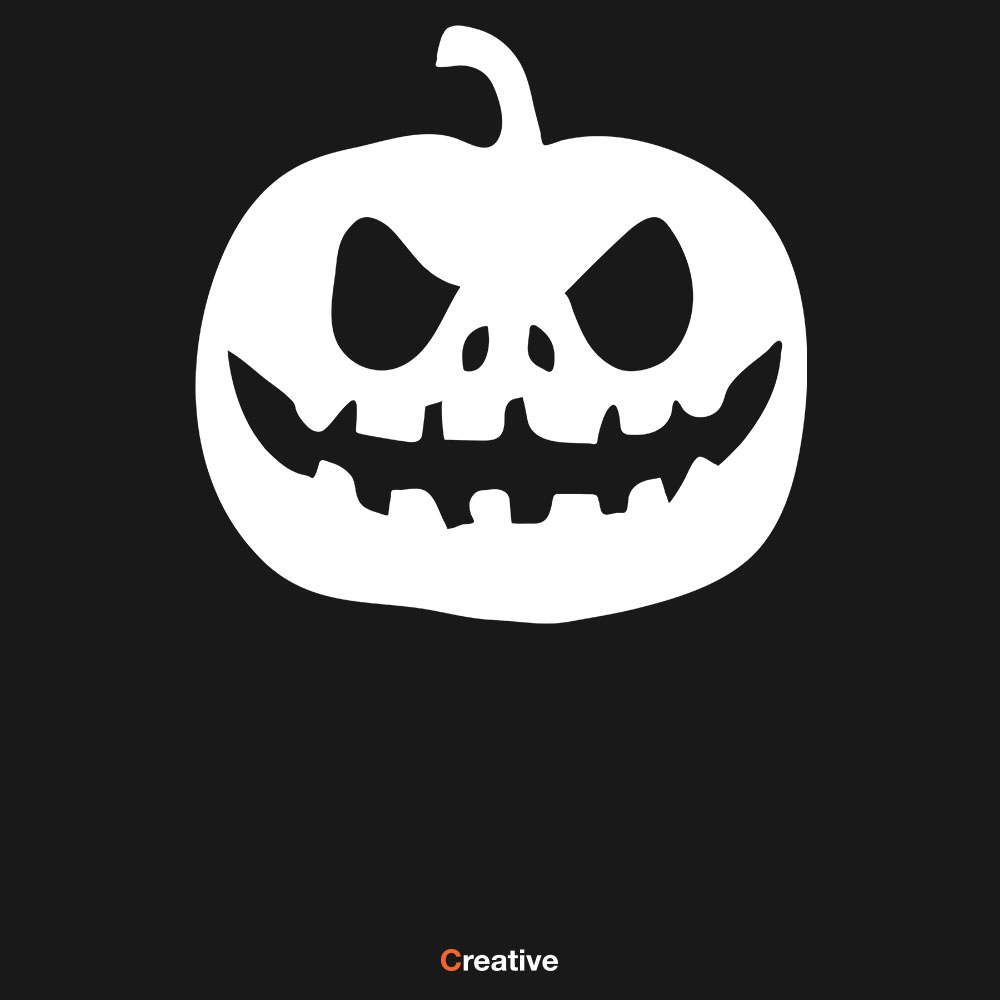 Pumpkin car decal